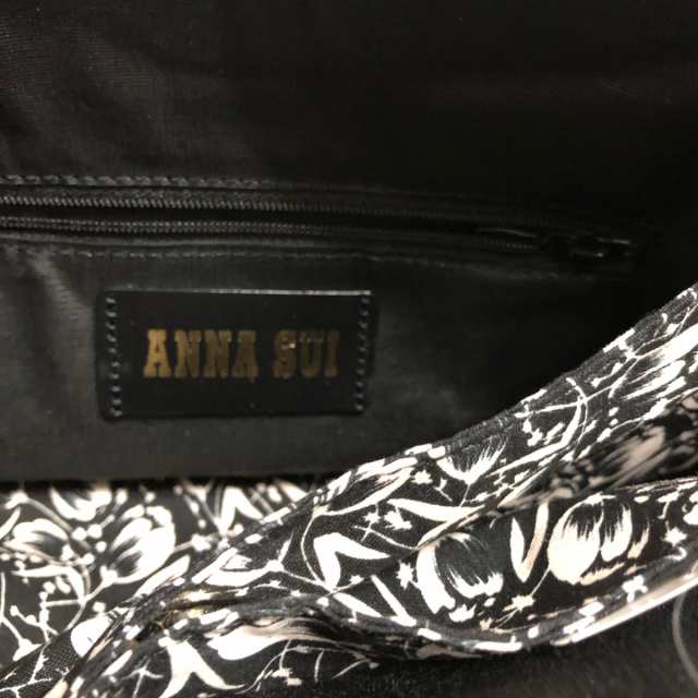 アナスイ ANNA SUI トートバッグ レディース 美品 - 黒×グリーン