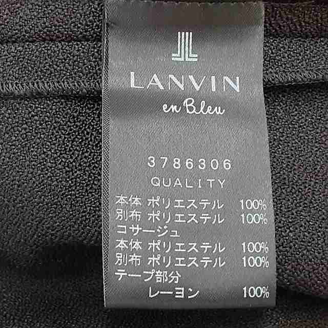 ランバンオンブルー LANVIN en Bleu ワンピース サイズ38 M レディース