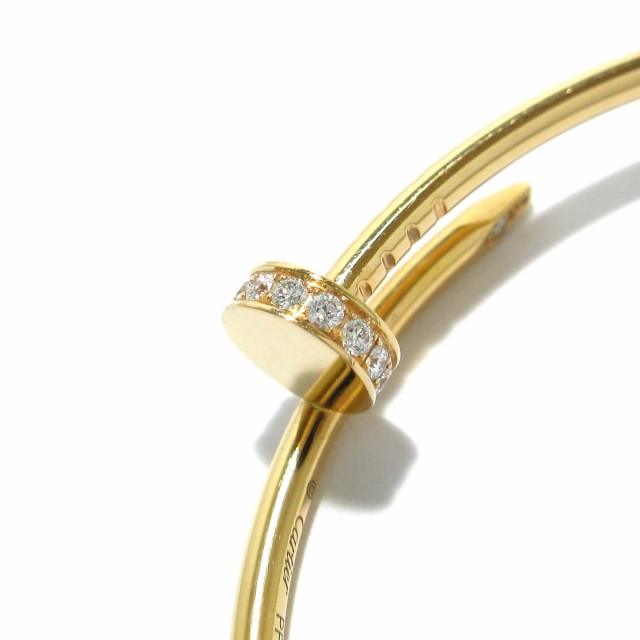 カルティエ Cartier ピアス レディース 美品 ジュスト アンクル イヤリング CRB8301212  K18PG×ダイヤモンド【中古】20231122