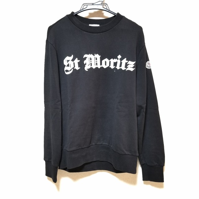 モンクレール MONCLER トレーナー サイズS メンズ 美品 SWEATSHIRT 黒 ...