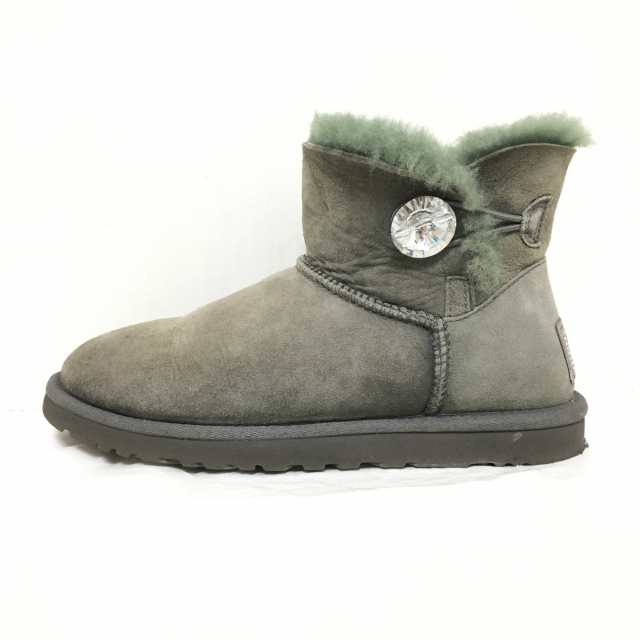 UGG アグ　ショートブーツ　美品　グレー　22.0cm靴