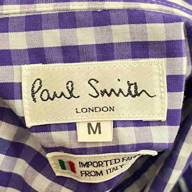 ポールスミス PaulSmith 長袖シャツ サイズM メンズ 美品 - 白