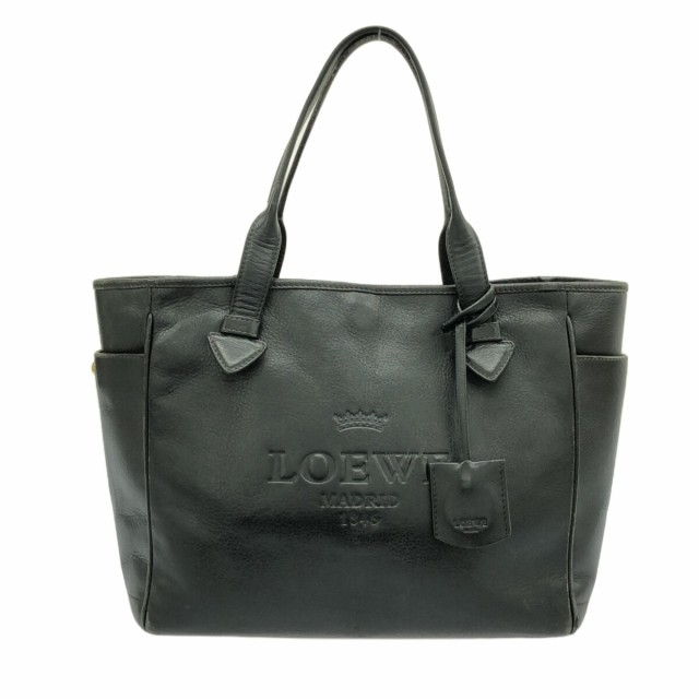 ロエベ LOEWE トートバッグ レディース ヘリテージ 377.79.751 黒 ...