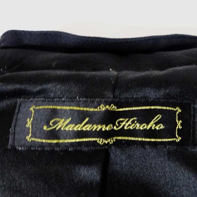 マダムヒロコ MADAME HIROKO ダウンコート サイズ13AR M レディース 黒