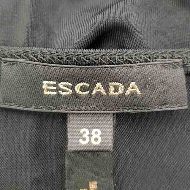 エスカーダ ESCADA 半袖カットソー サイズ38 L レディース 美品 - 黒