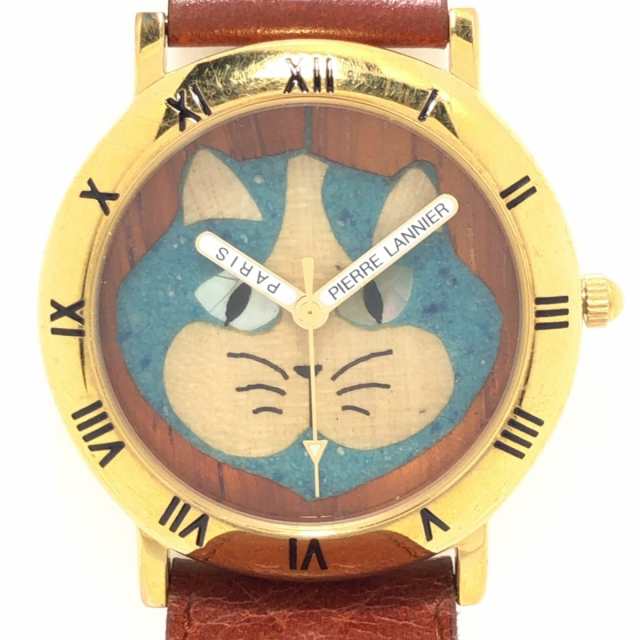 ピエールラニエ PierreLannier 腕時計 - 065.925 レディース ネコ/900 