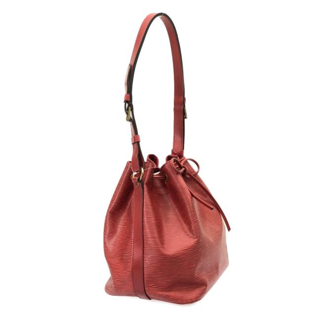 ルイヴィトン☆エピ　ノエ　ショルダーバッグ　ハンドバッグ　カスティリアンレッド LOUIS VUITTON エピ カスティリアンレッド レザー ノエ エピ
