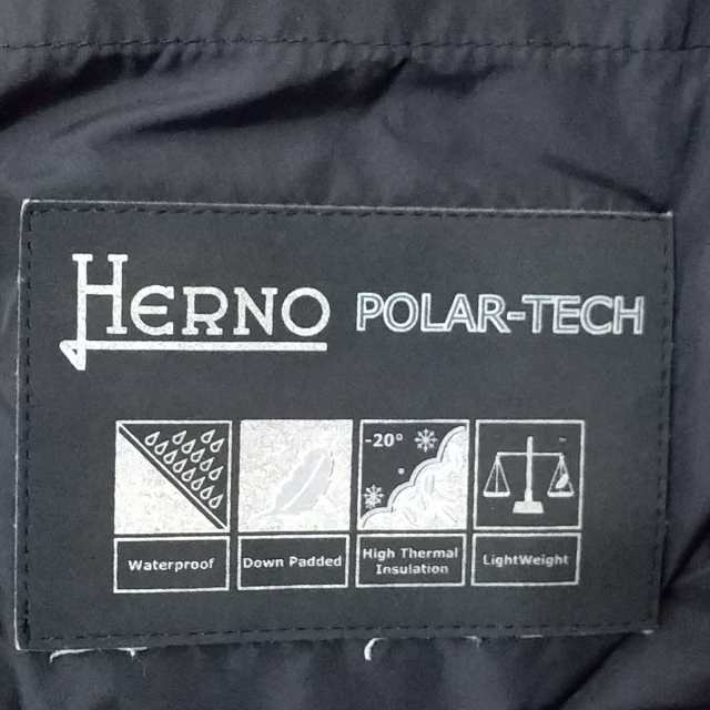 ヘルノ HERNO ダウンコート サイズ44 S メンズ 美品 - ネイビー 長袖 ...