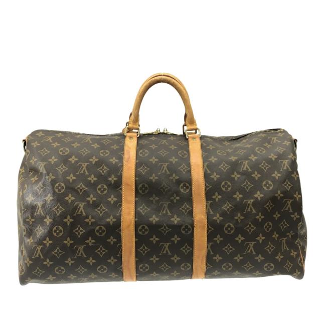ルイヴィトン ボストンバッグ キーポル モノグラム 大容量 横幅55cm