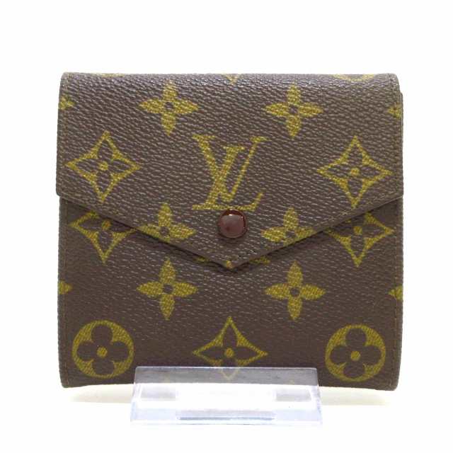 ルイヴィトン LOUIS VUITTON Wホック財布 モノグラム レディース ...