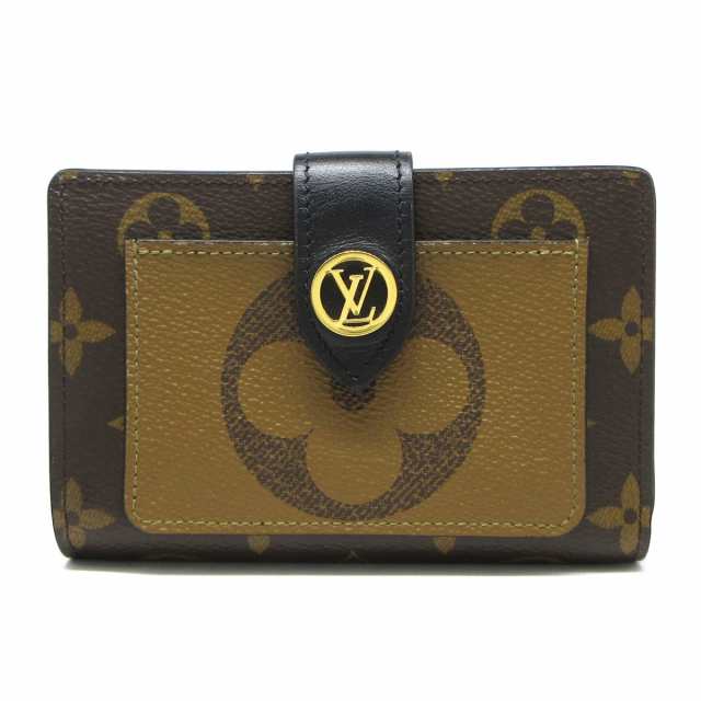 ルイヴィトン LOUIS VUITTON 2つ折り財布 モノグラムリバース ...