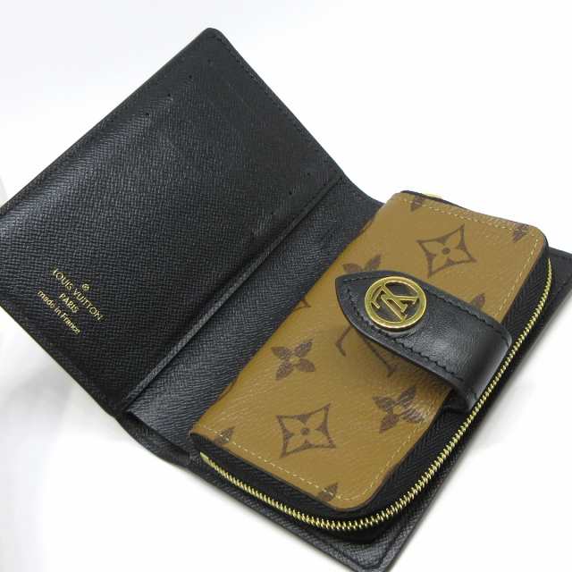 ルイヴィトン LOUIS VUITTON 2つ折り財布 モノグラムリバース レディース 美品 ポルトフォイユジュリエット  M69432【中古】20231215