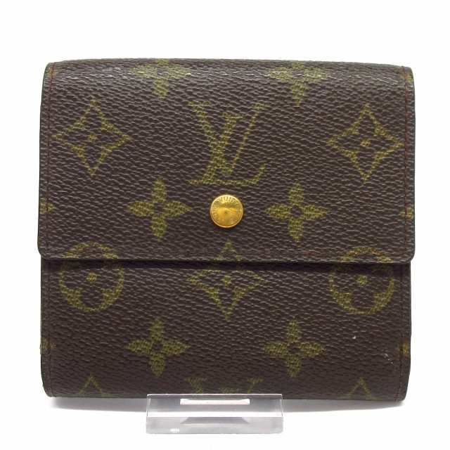 ルイヴィトン LOUIS VUITTON Wホック財布 モノグラム レディース