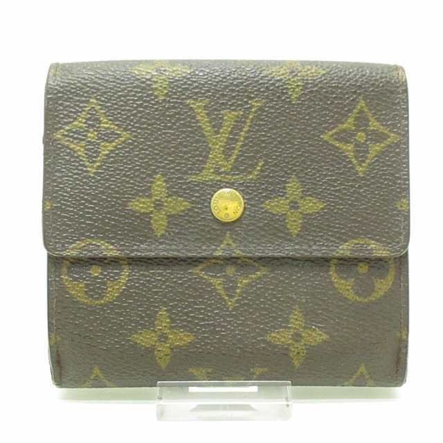 ルイヴィトン LOUIS VUITTON Wホック財布 モノグラム レディース