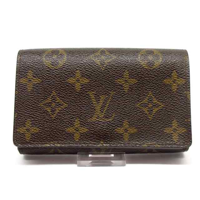 ルイヴィトン LOUIS VUITTON 2つ折り財布 モノグラム レディース ポルト モネ・ビエ トレゾール  M61730【中古】20231219｜au PAY マーケット