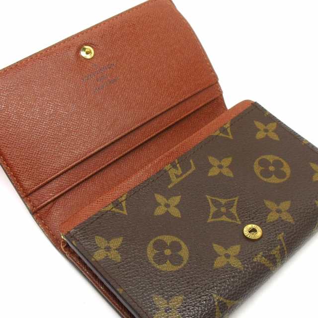 ルイヴィトン LOUIS VUITTON 2つ折り財布 モノグラム ポルト モネ