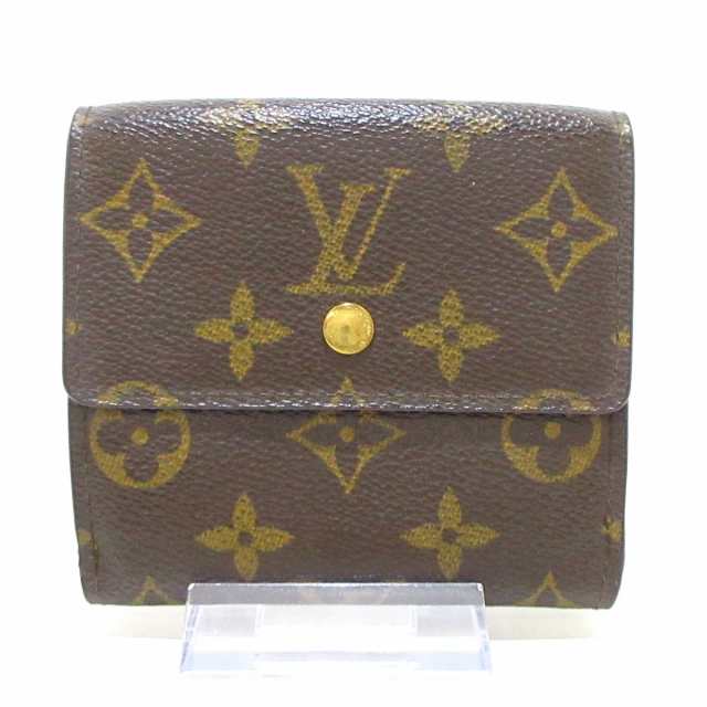 ルイヴィトン LOUIS VUITTON Wホック財布 モノグラム レディース