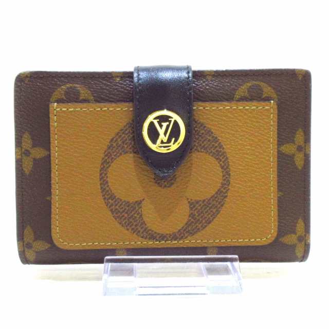 ルイヴィトン LOUIS VUITTON 2つ折り財布 モノグラムリバース