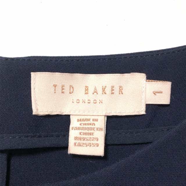 TED BAKER(テッドベイカー) ワンピース クルーネック 半袖 ひざ丈