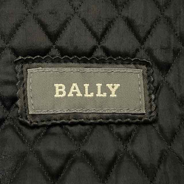 バリー BALLY コート サイズ42 M レディース - 黒 長袖/レザー/ジップ