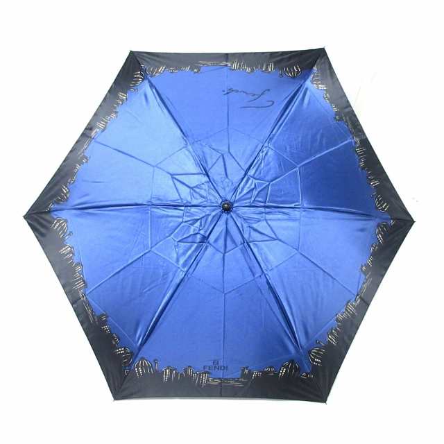 FENDI 折りたたみ傘 ネイビー - 小物