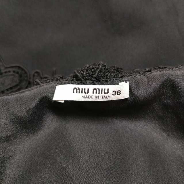 ミュウミュウ miumiu ワンピース サイズ36 S レディース - 黒