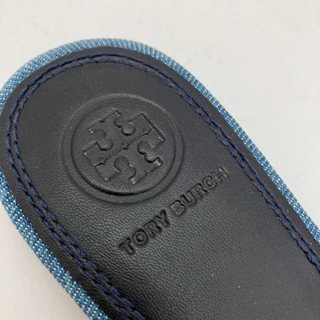 トリーバーチ TORY BURCH ミュール 6M レディース ブルー デニム【中古】20231203