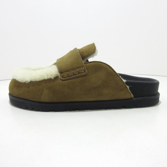 HERMES　エルメス　ミュール　オズ　38　ケリーバックル　ボア　今季シューズ HERMES エルメス ミュール オズ 38 ケリーバックル ボア 今季シューズ