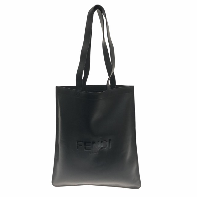 フェンディ FENDI トートバッグ レディース 美品 - 7VA538 黒 レザー