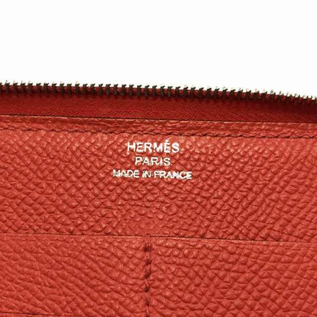 エルメス HERMES 長財布 レディース ソワクール シクラメン×ローズ