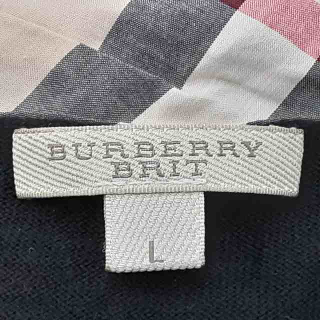 バーバリーブリット BURBERRY BRIT カーディガン サイズL レディース ...