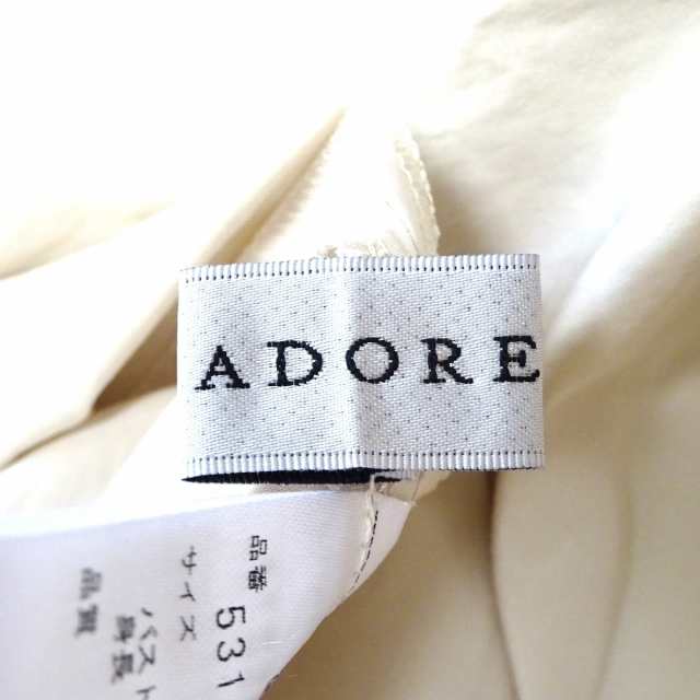 得価再入荷アドーア ADORE サイズ38 M - ベージュ レディース 長袖/オールシーズン ジャケット Mサイズ