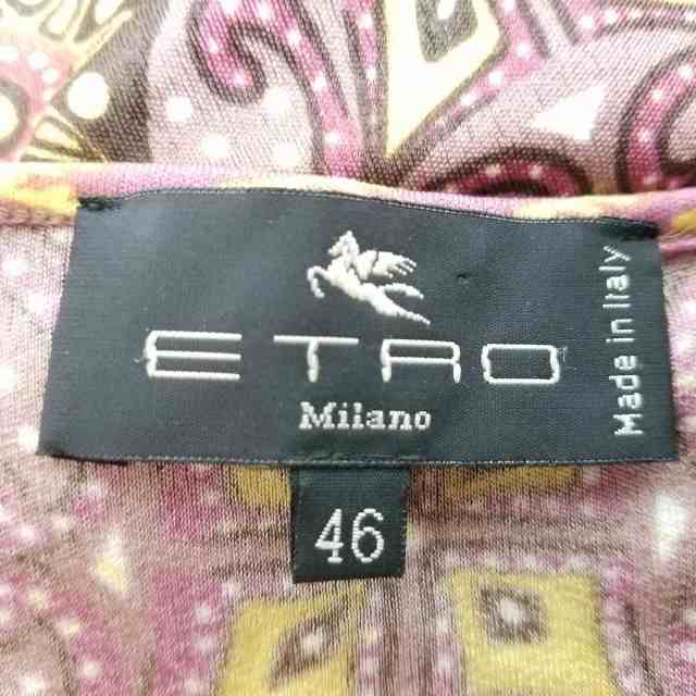 エトロ ETRO ワンピース サイズ46 L レディース - ボルドー×ダーク ...