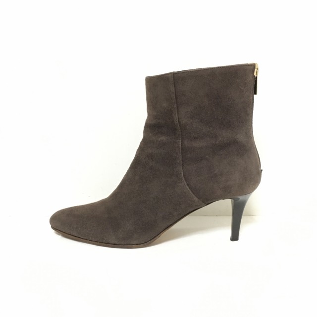 ジミーチュウ JIMMY CHOO ショートブーツ 36 レディース - ダークブラウン アウトソール張替済 スエード【中古】20240227の通販は 6,625円