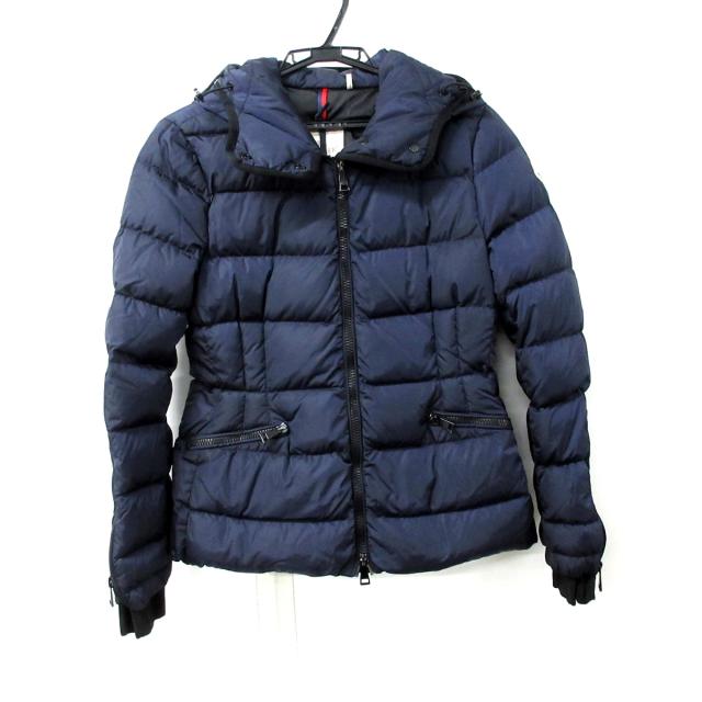モンクレール MONCLER レディース 青 ダウンジャケット サイズ0