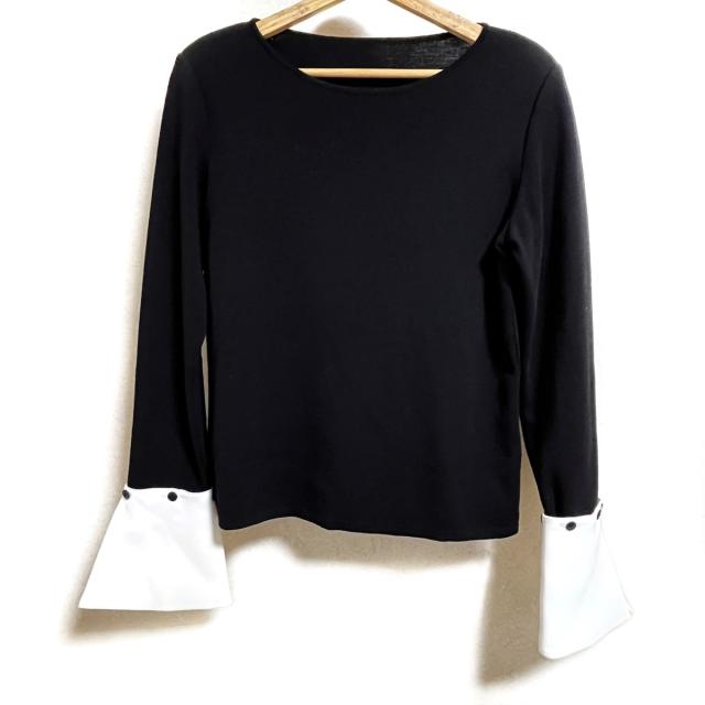 フォクシー FOXEY 長袖セーター サイズ42 L レディース - 37143 黒  