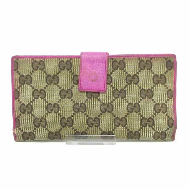 グッチ GUCCI 長財布 レディース GG柄,メタルバー 112715