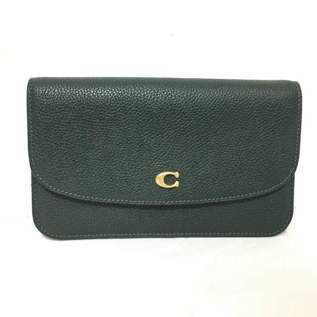 コーチ COACH 財布 レディース 美品 ヘイデン C4815 ダークグリーン ...