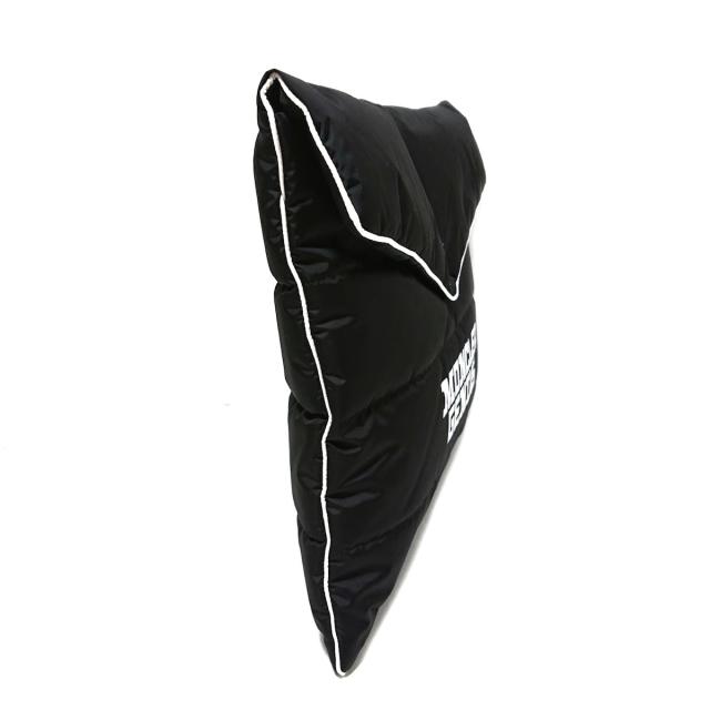 モンクレール MONCLER クラッチバッグ レディース 美品 - 黒×白