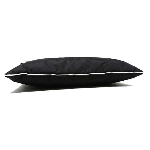 モンクレール MONCLER クラッチバッグ レディース 美品 - 黒×白