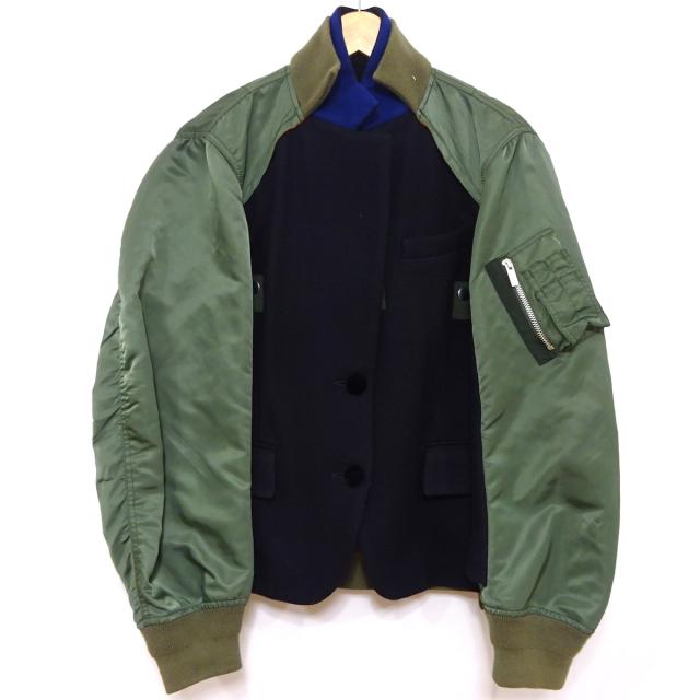 sacai ブルゾン （Sacai サカイ 21SS 21-02533M Nylon Twill x Outdoor 