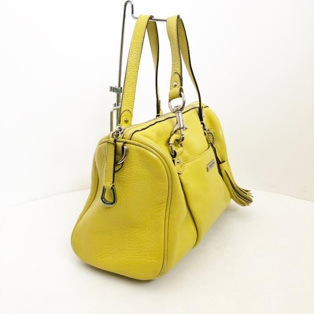 コーチ COACH ハンドバッグ レディース - F26121 イエローグリーン レザー【中古】20240414の通販は