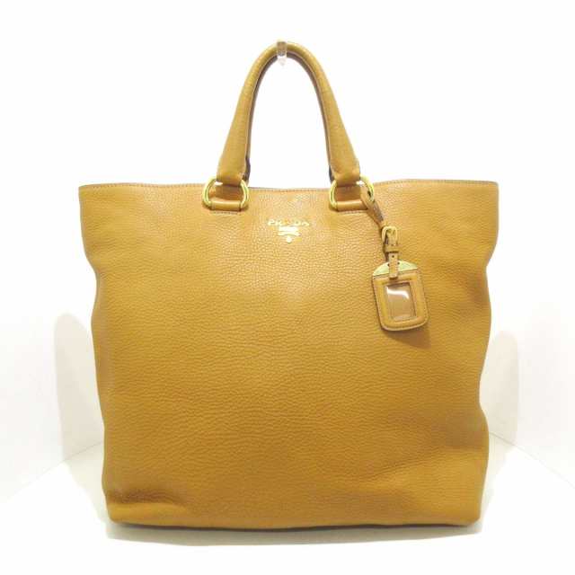 プラダ PRADA トートバッグ レディース 美品 - ライトブラウン 革タグ レザー【中古】20240417の通販は