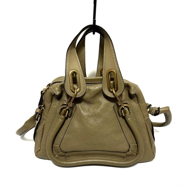 クロエ Chloe ハンドバッグ レディース パラティ グレーベージュ 