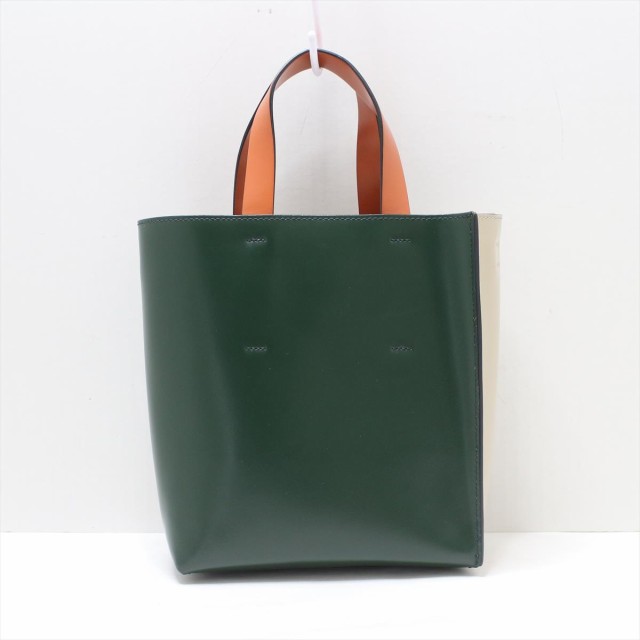 マルニ MARNI トートバッグ レディース 美品 ミュゼオ グレーベージュ ...