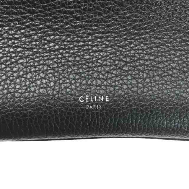 セリーヌ CELINE ハンドバッグ レディース 美品 ビッグバッグスモールウィズロングストラップ 黒 2way レザー【中古】20231027