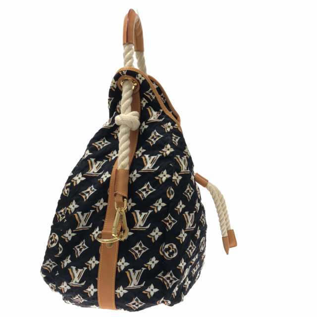 ルイヴィトン LOUIS VUITTON ハンドバッグ コレクションライン レディース ビュルGM M40233 マリン  ナイロン【中古】20231109