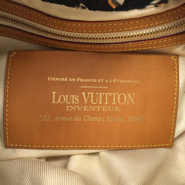 ルイヴィトン LOUIS VUITTON ハンドバッグ コレクションライン レディース ビュルGM M40233 マリン  ナイロン【中古】20231109