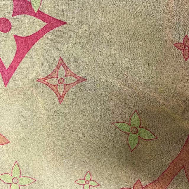 ルイヴィトン スカーフ レディース - ピンク×アイボリー LOUIS