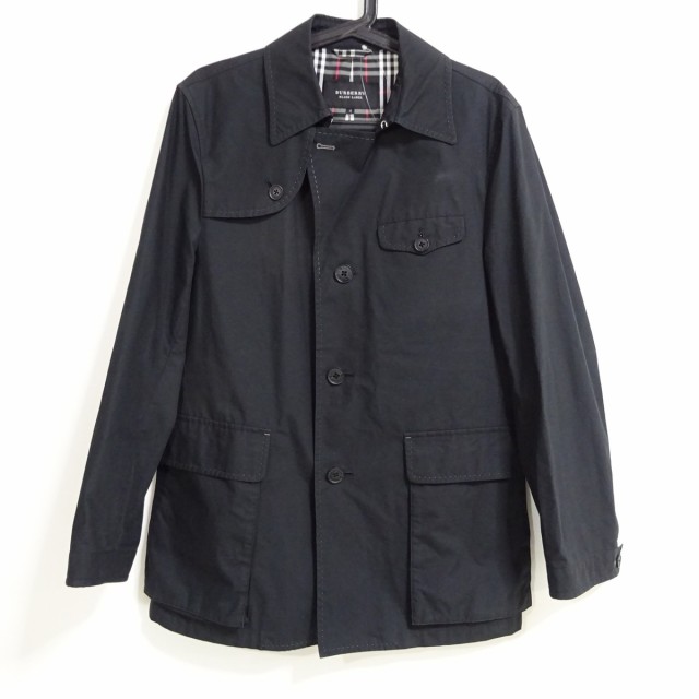 バーバリーブラックレーベル Burberry Black Label トレンチコート サイズM メンズ 美品 - 黒  春・秋物/長袖【中古】20240117｜au PAY マーケット